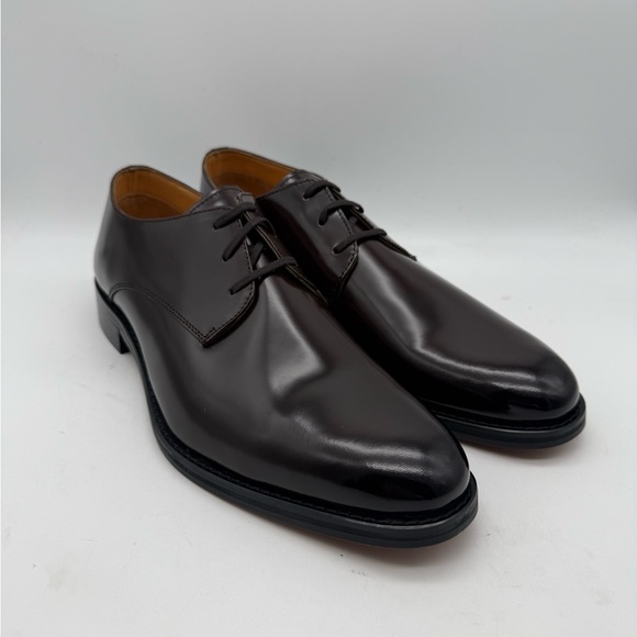 Express Other - BRAND NEW Express Brown Genuine Leather Lace Up Dress Oxfords Size 10